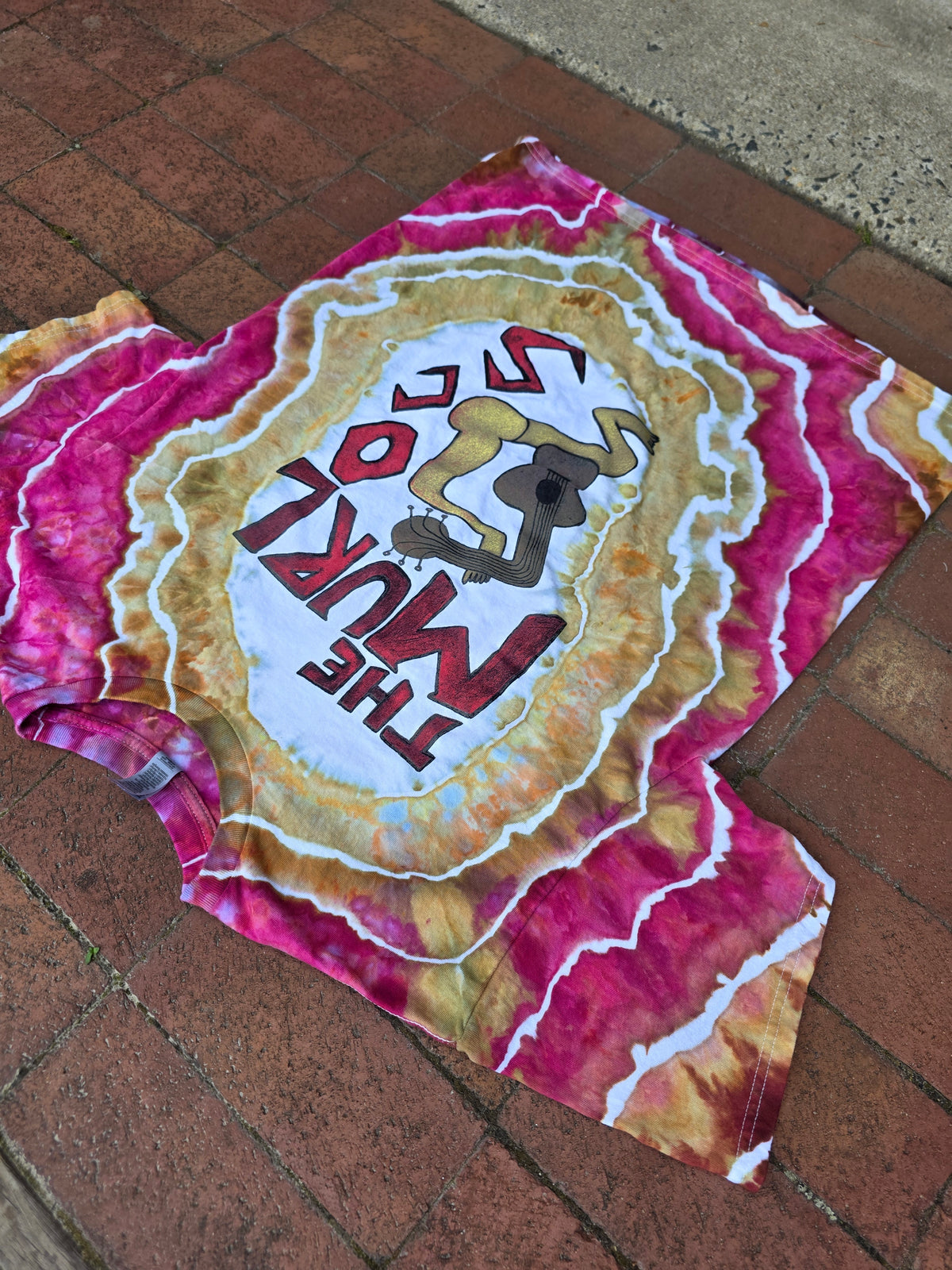 Large tie dyed The Murlocs tee