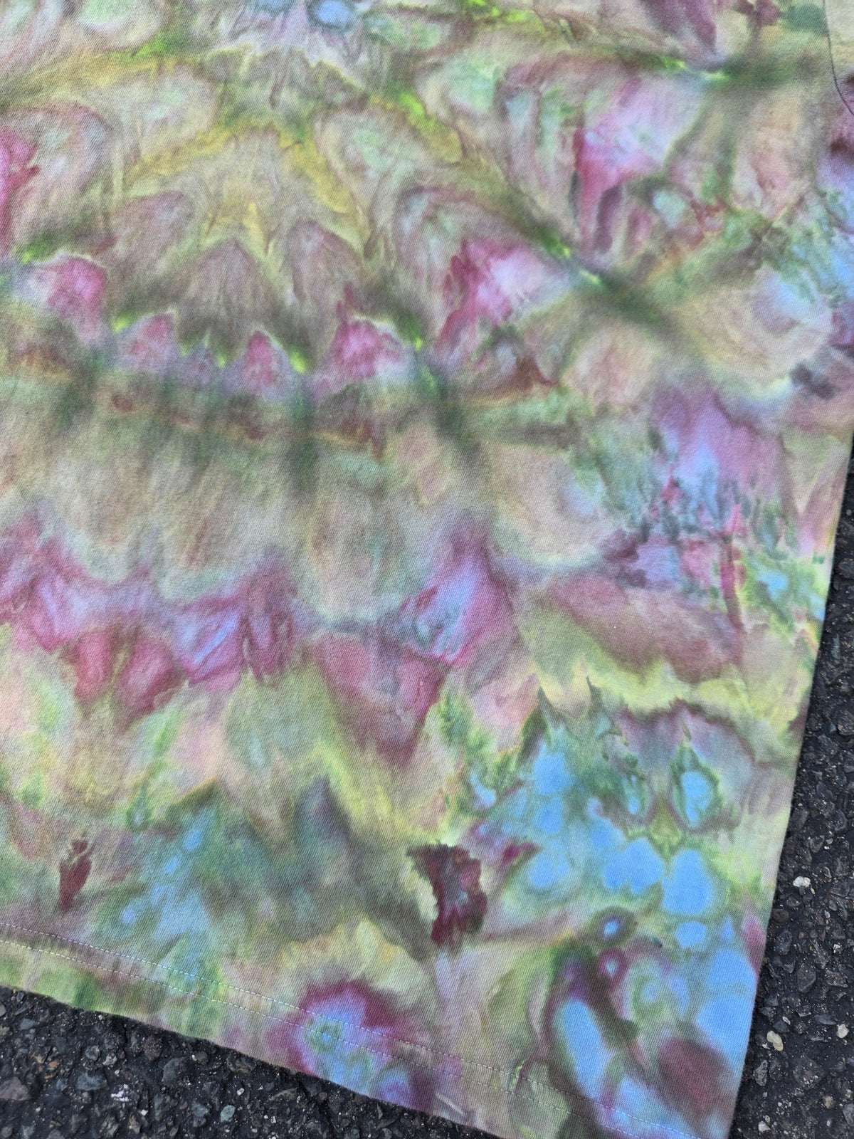 Large KGLW/Dead Gator Stealie tie dye