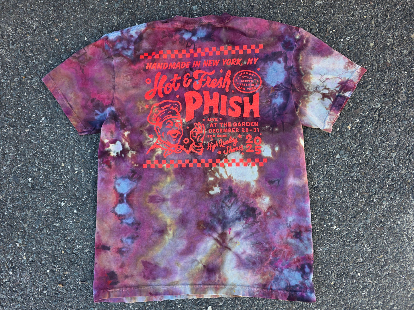 Unisex Official Phish tie dyed tees