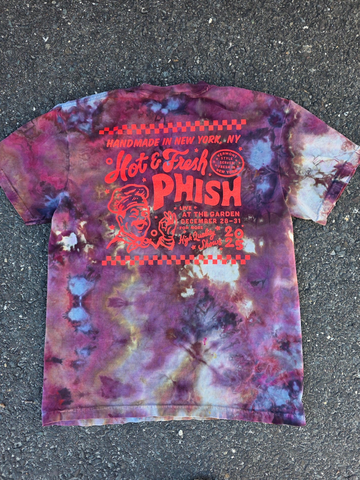 Unisex Official Phish tie dyed tees