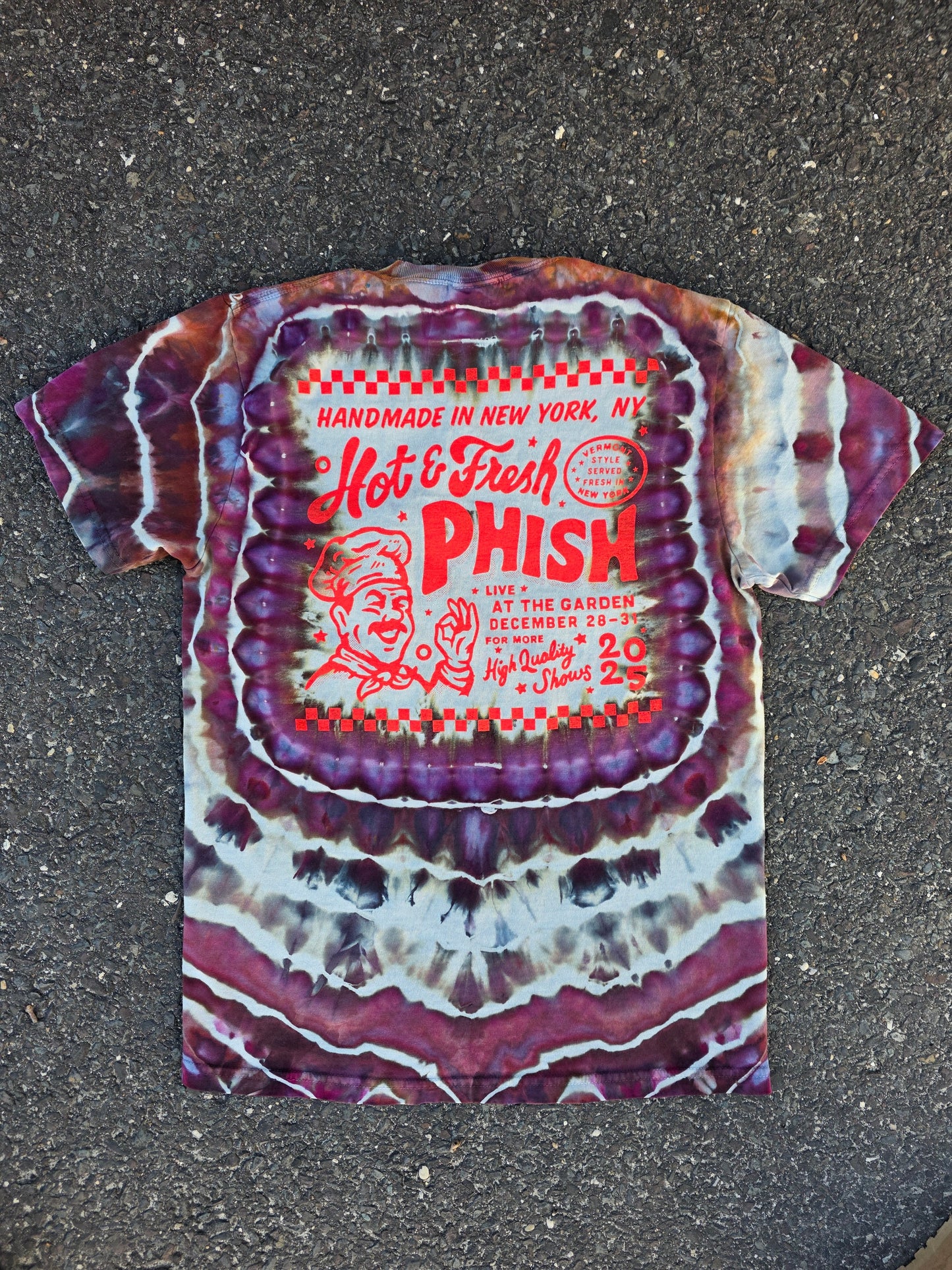 Unisex Official Phish tie dyed tees