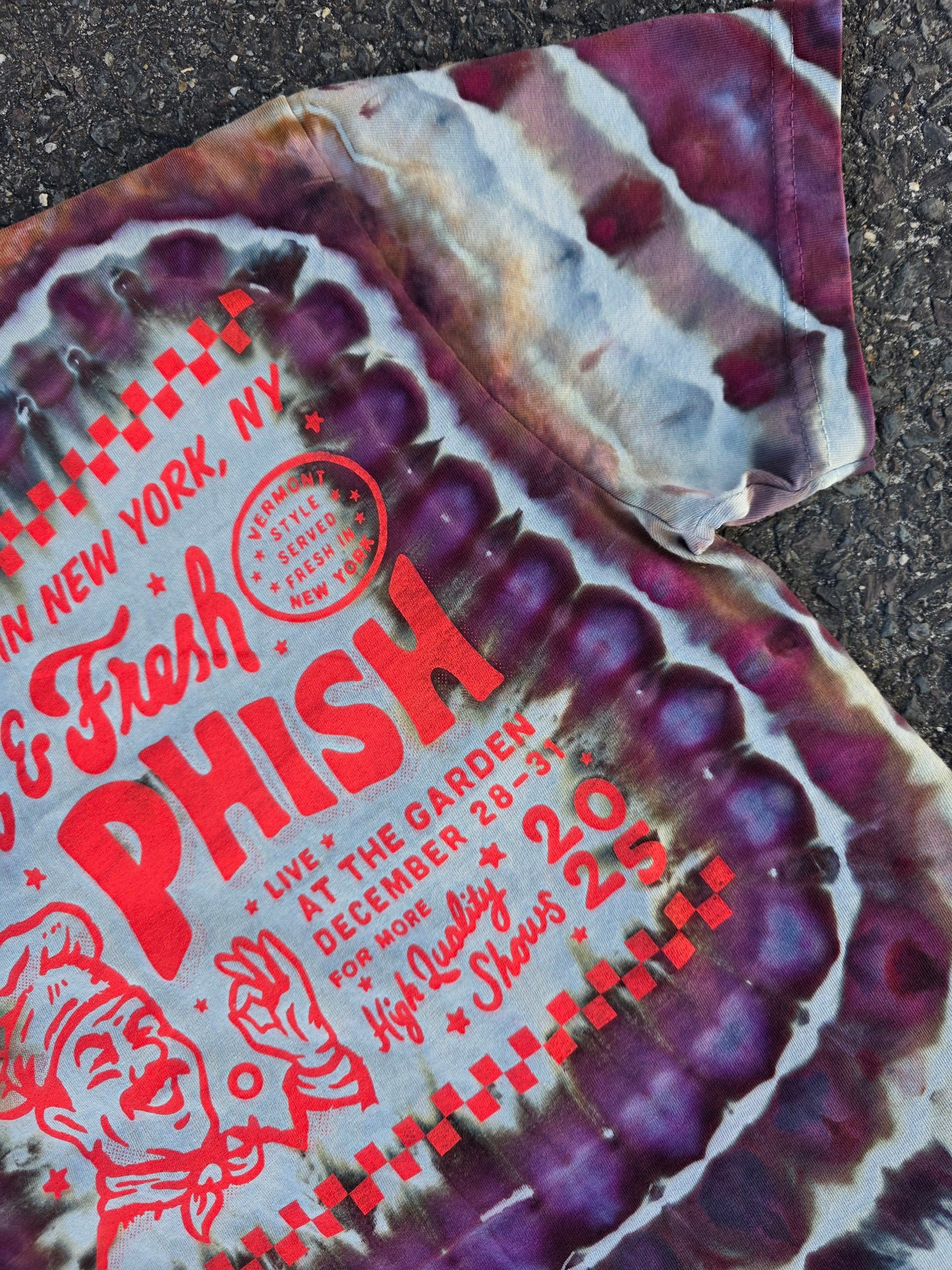 Unisex Official Phish tie dyed tees