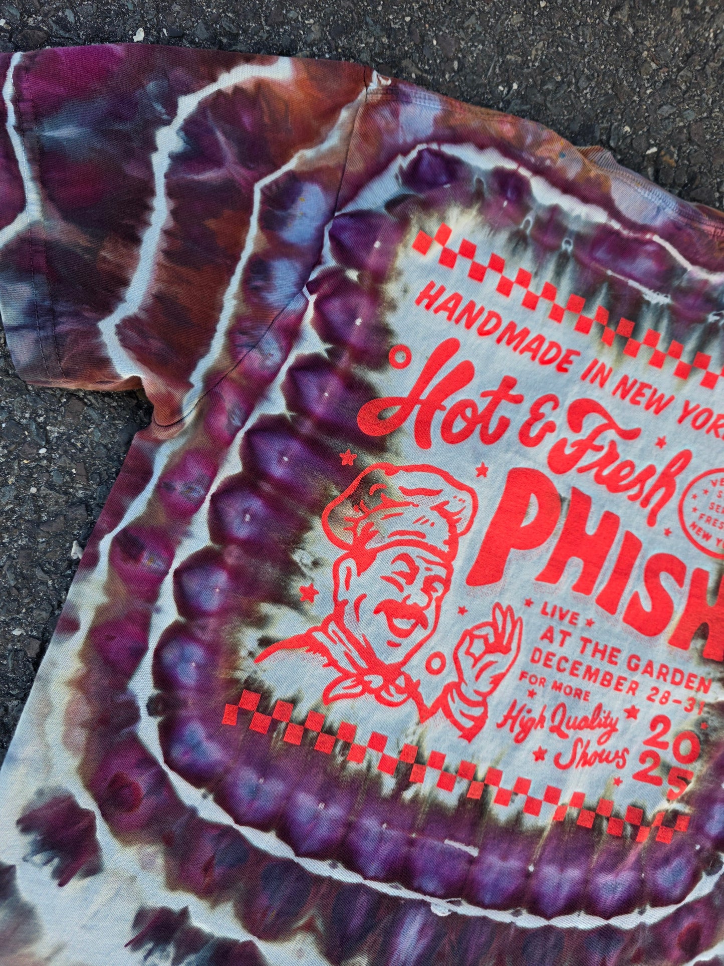 Unisex Official Phish tie dyed tees