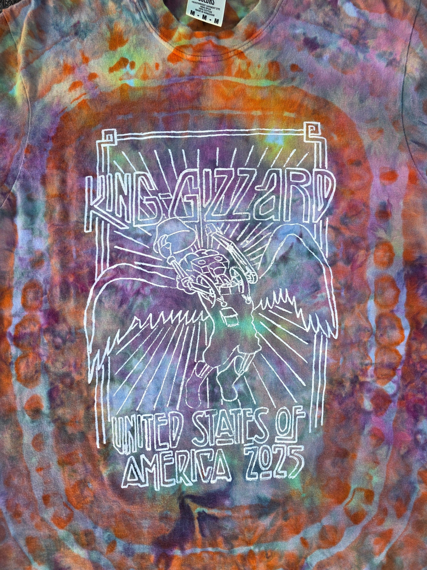 Gizz Double Exposure Dyed Grim Reaper tees (Medium and Large)