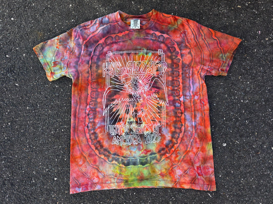 Gizz Double Exposure Dyed Grim Reaper tees (Medium and Large)