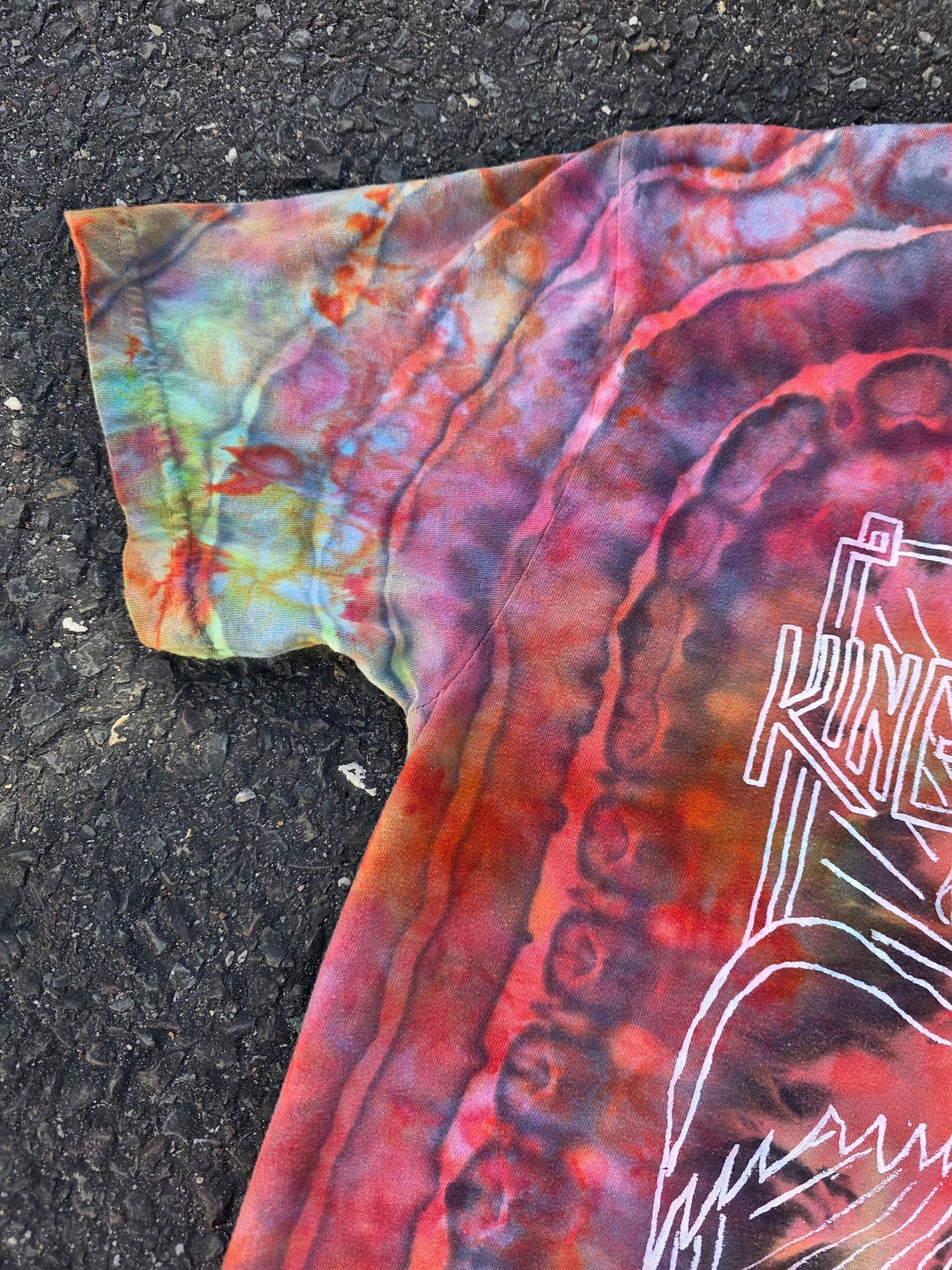 Gizz Double Exposure Dyed Grim Reaper tees (Medium and Large)