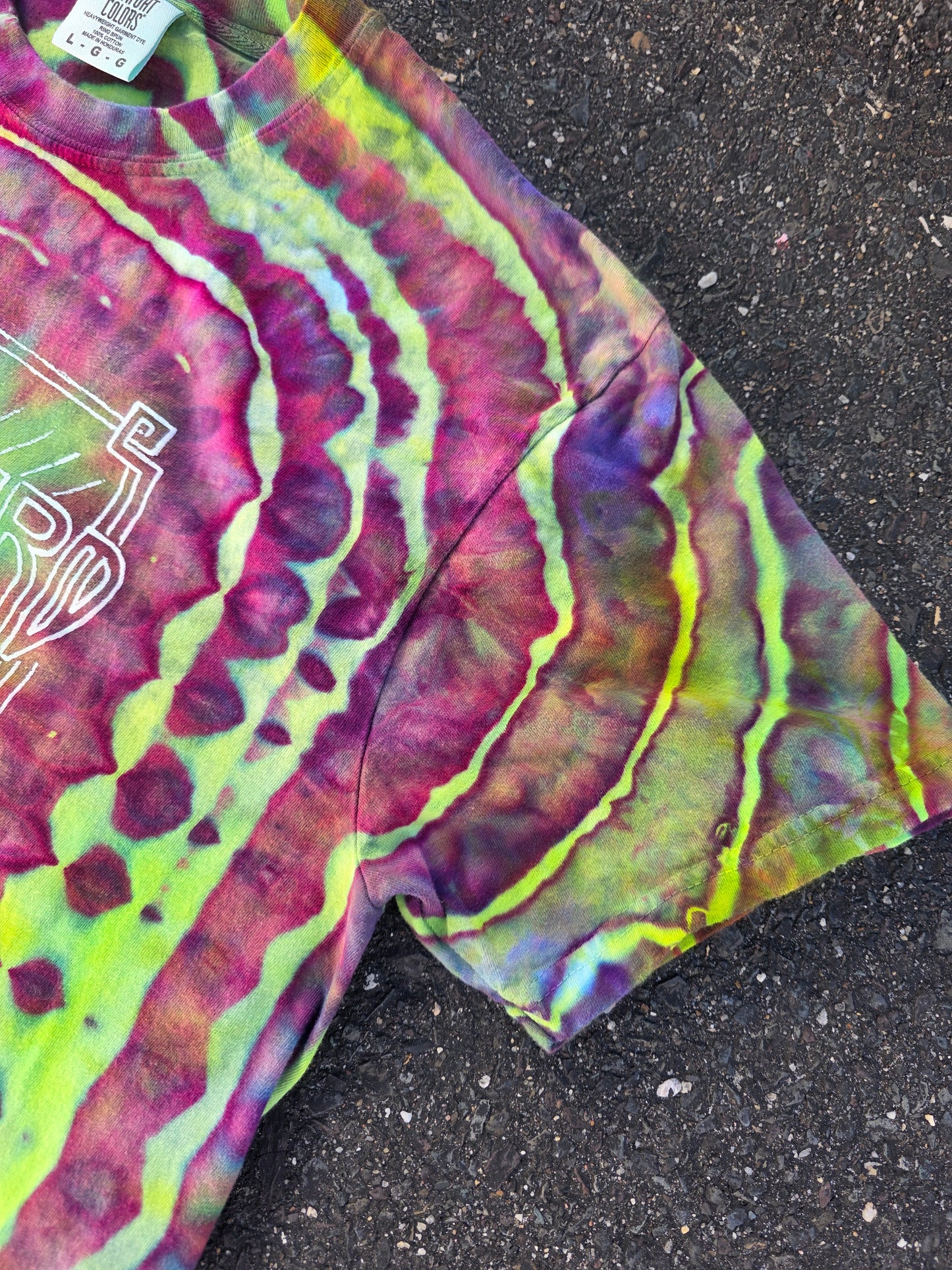 Gizz Double Exposure Dyed Grim Reaper tees (Medium and Large)