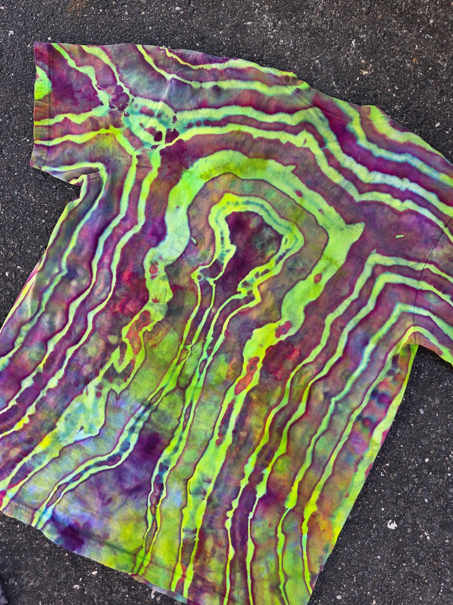 Gizz Double Exposure Dyed Grim Reaper tees (Medium and Large)