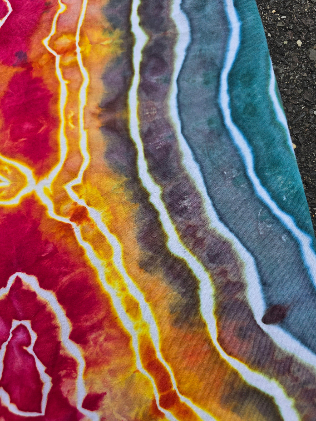 Medium tie dyed The Murlocs tee