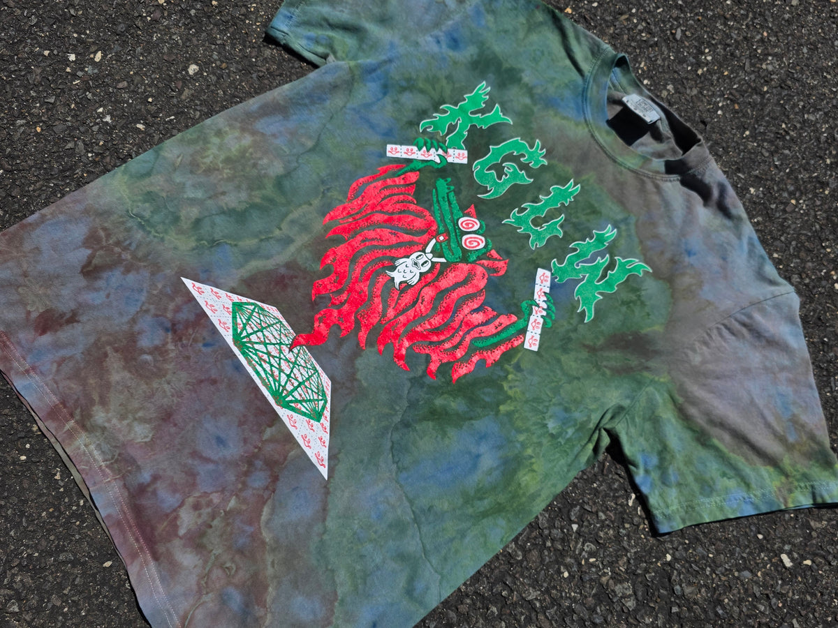 Large KGLW Tab Splash Dyed tee