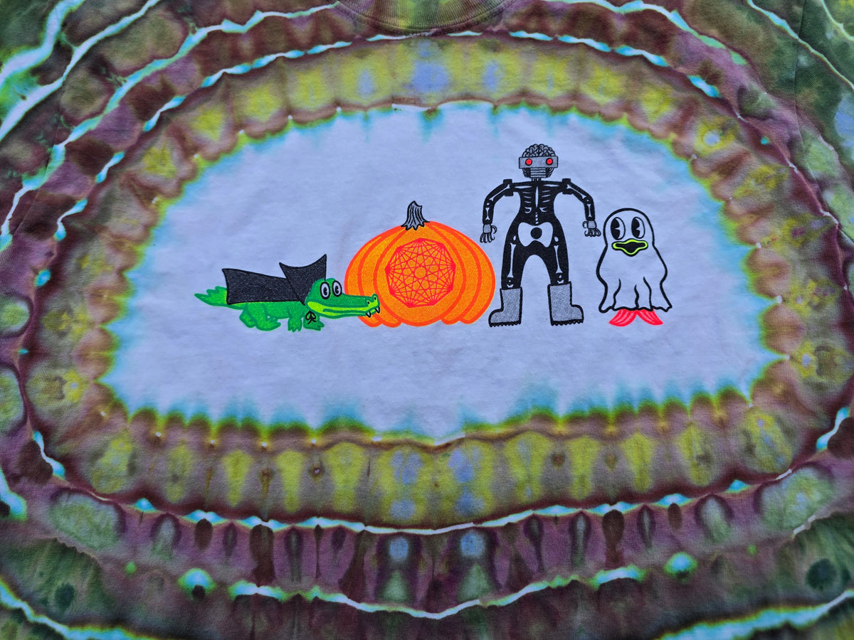 Large KGLW Gizzoween tie dye