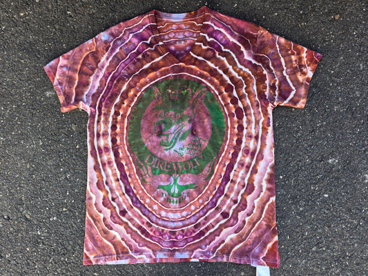 Large Upcycled SnakebootzVTG Brooks Brothers v-neck Tee