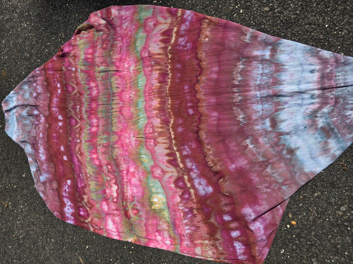 Butterfly Wing shawl - Pink/Purple