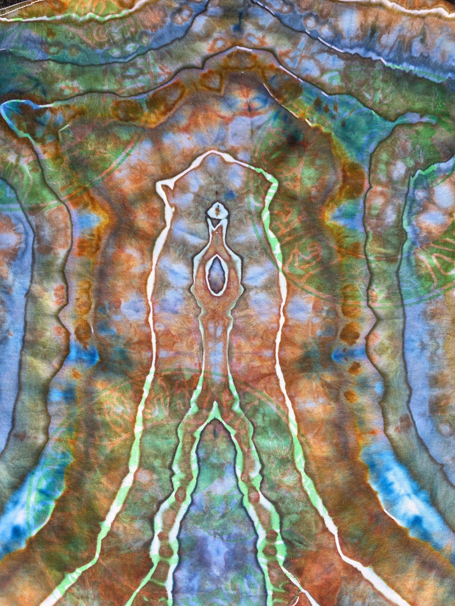 Snakebootz Grateful Dead Stealie Moon tee, XL