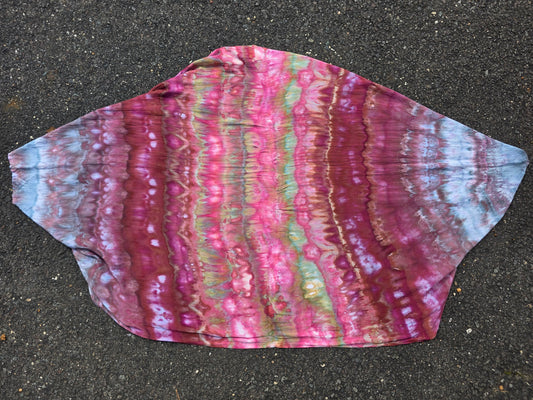Butterfly Wing shawl - Pink/Purple