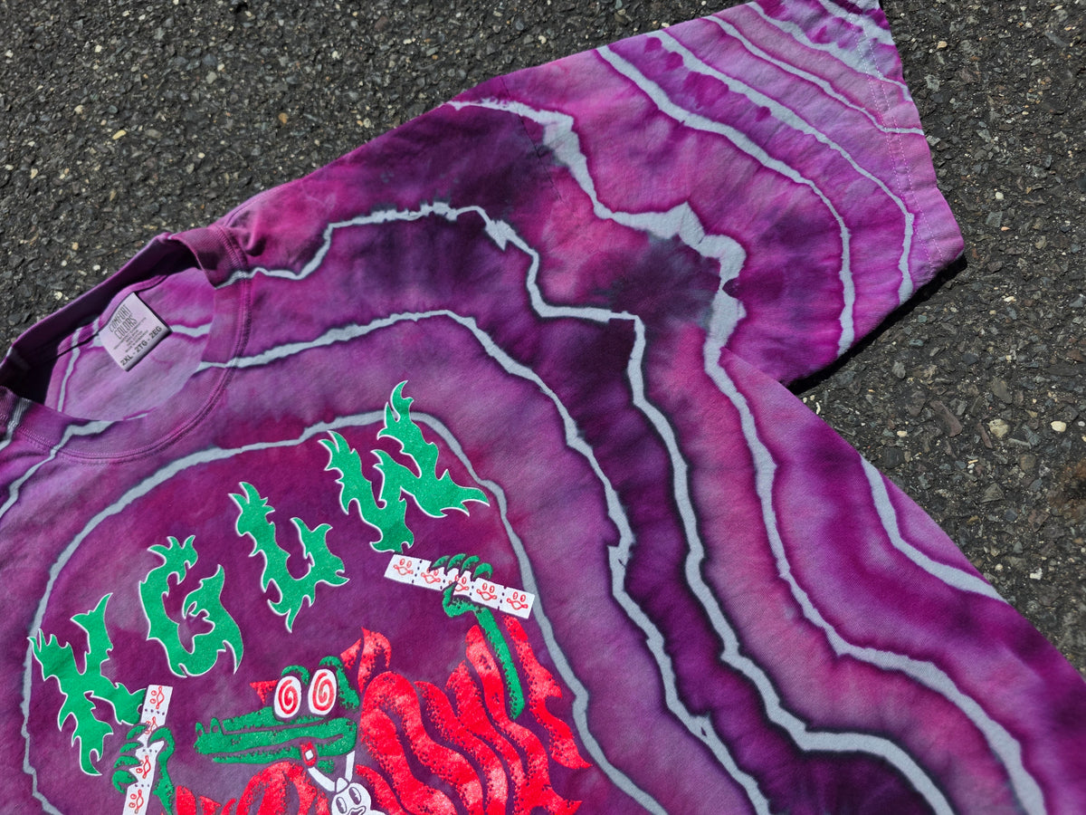 2X KGLW Tab Geode Dyed tee