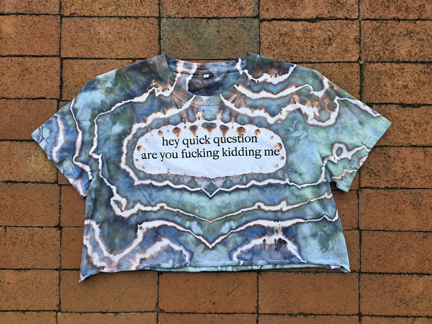 XL F*cking Kidding Crop (fits small)
