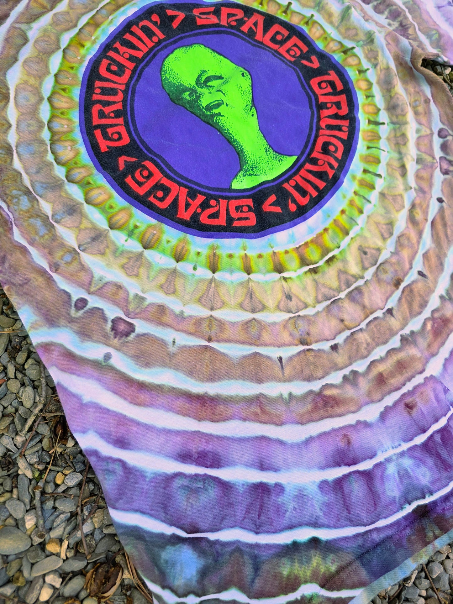 Space>Truckin Dyed Bajardo tee (XL)