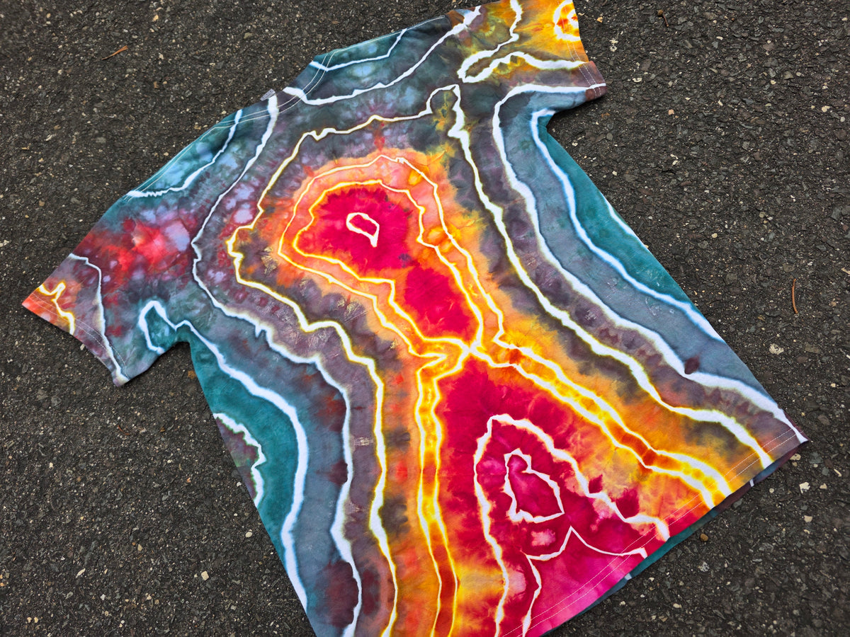Medium tie dyed The Murlocs tee