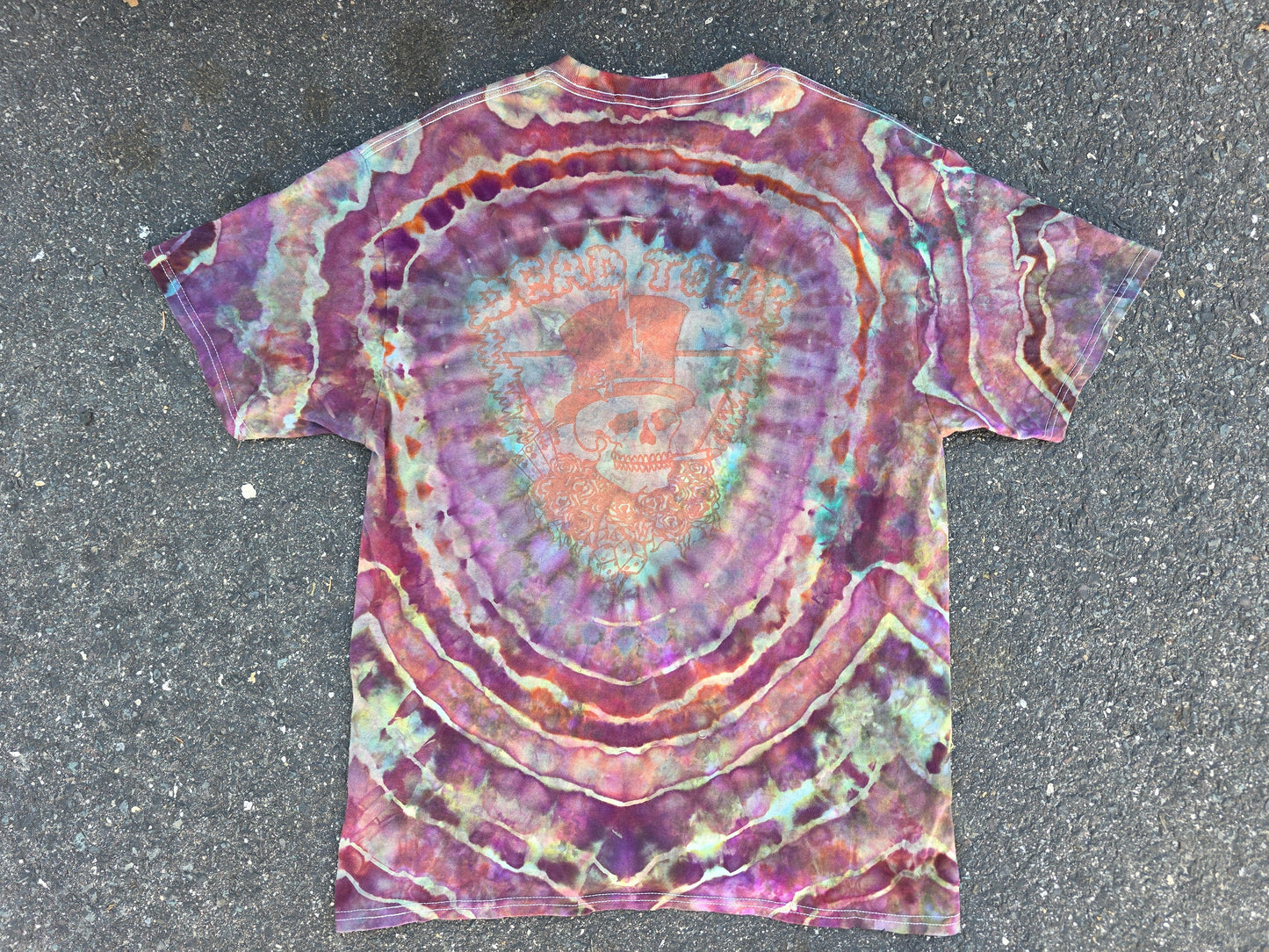 Snakebootz Double Exposure Dyed Psychedelic State tee (Large)