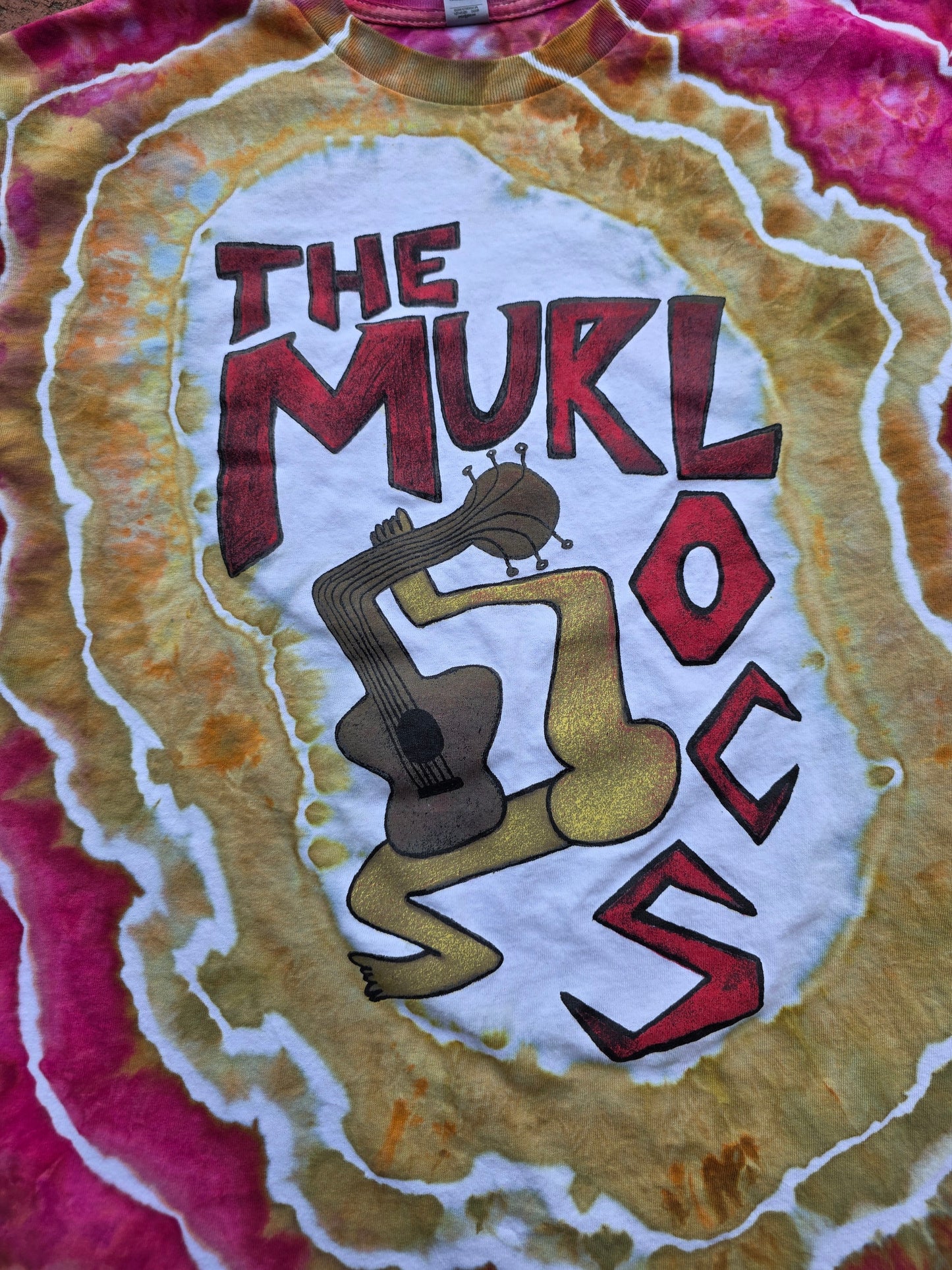 Large tie dyed The Murlocs tee