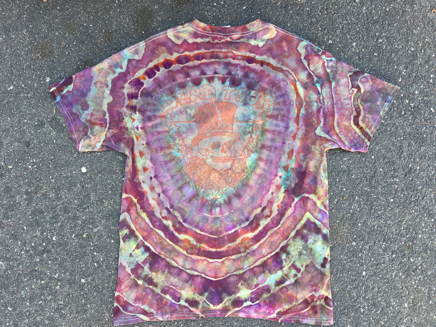 Snakebootz Double Exposure Dyed Psychedelic State tee (Large)