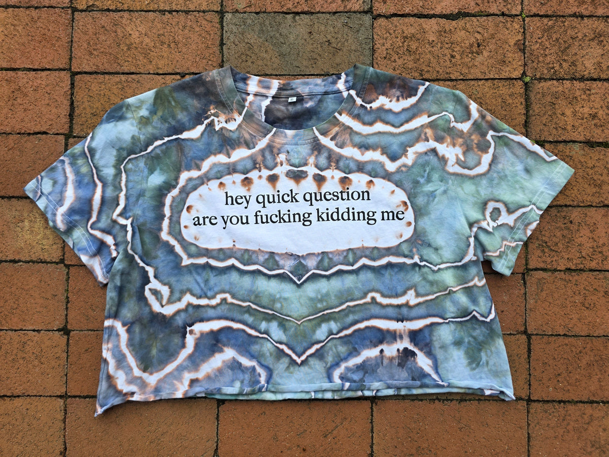 XL F*cking Kidding Crop (fits small)