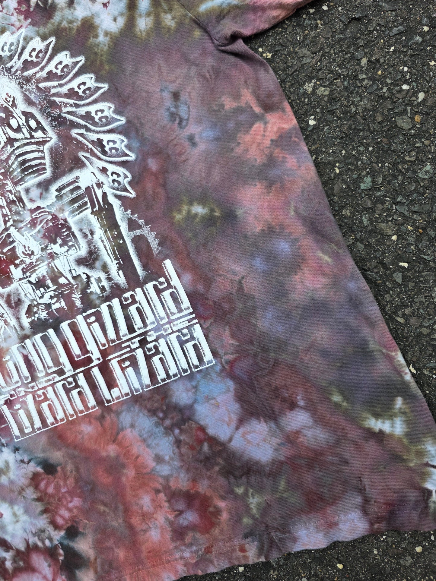 Large KGLW Tool-inspired Han tie dye