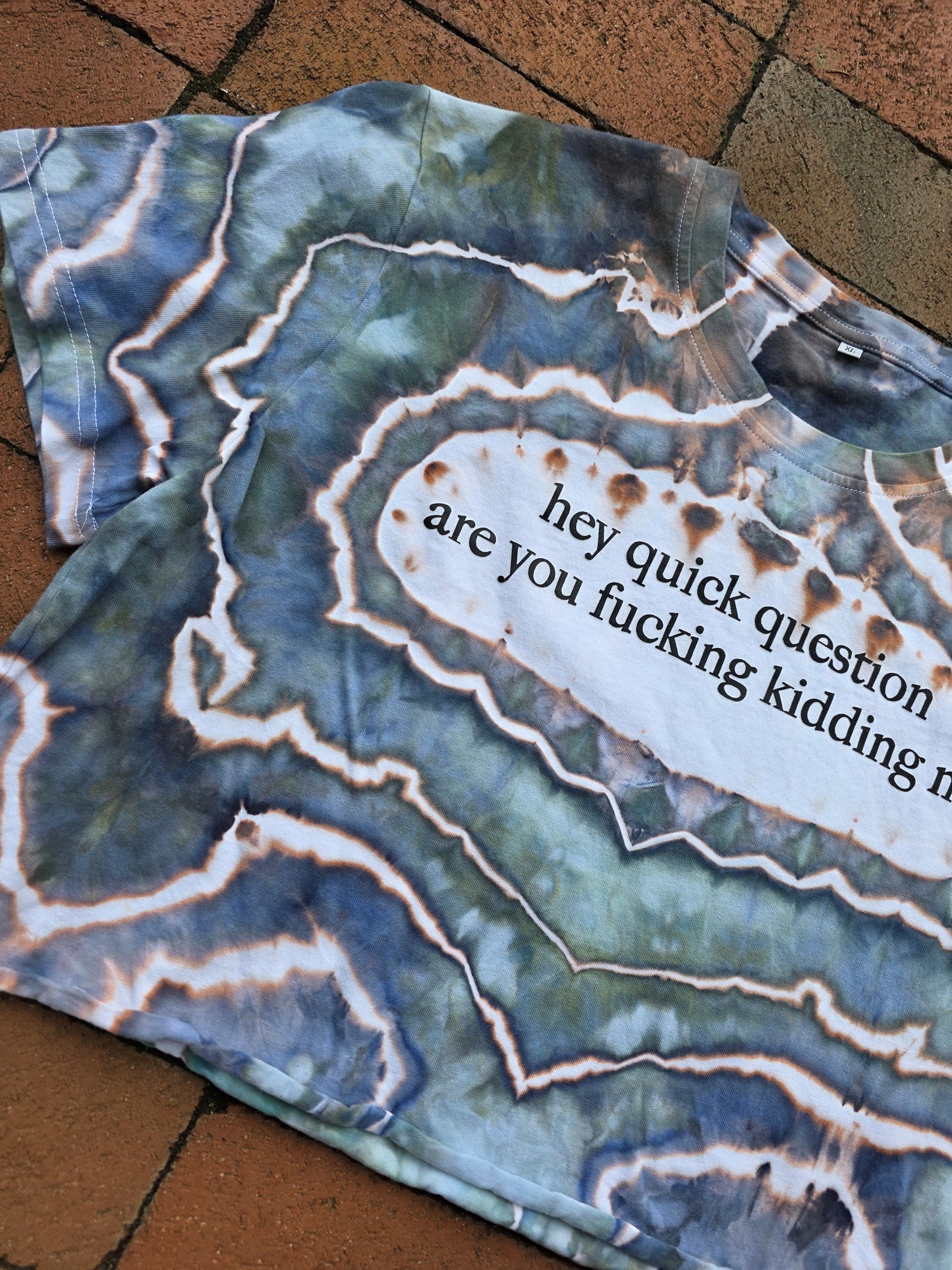 XL F*cking Kidding Crop (fits small)