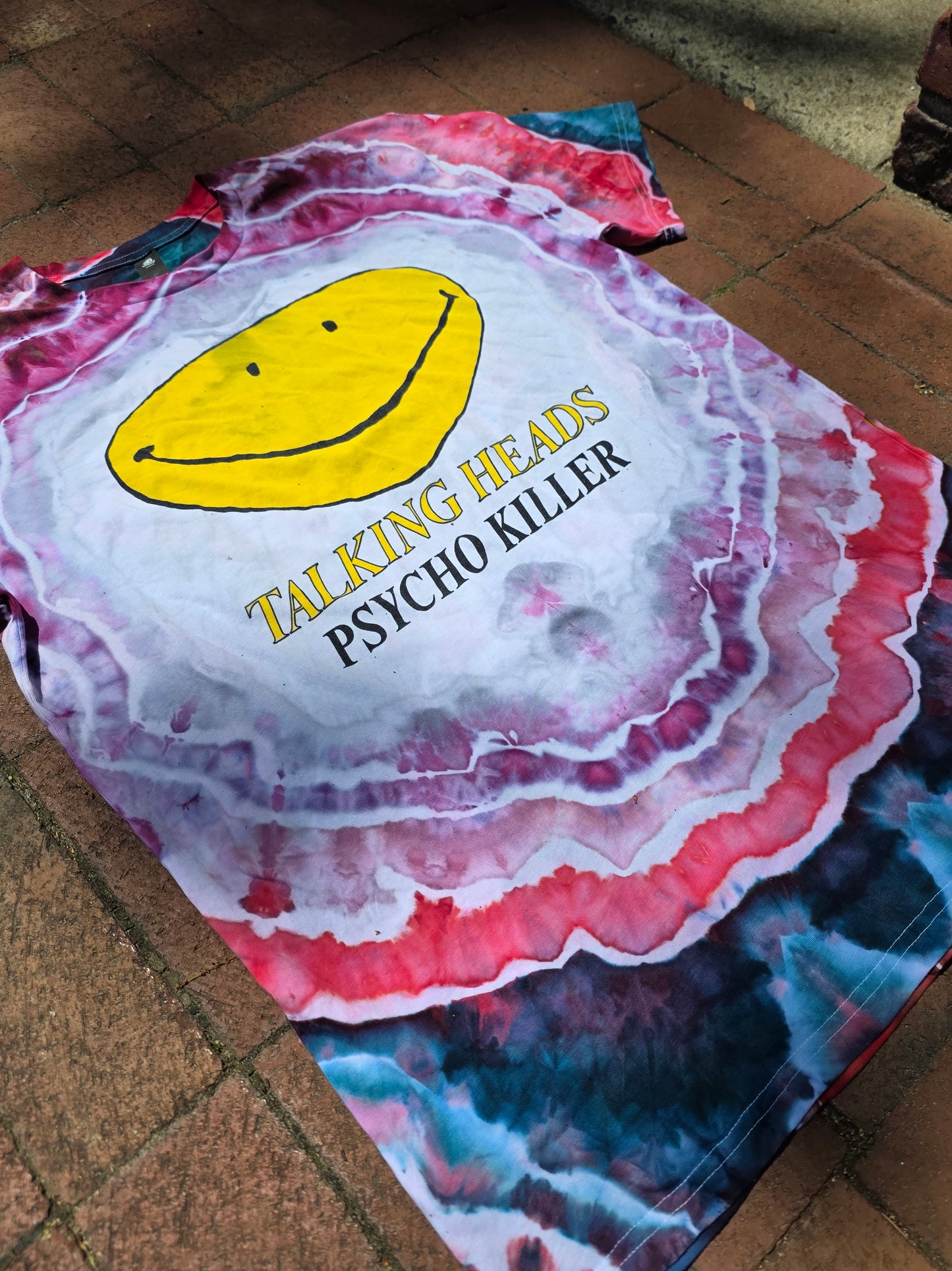 Official Talking Heads tee, Psycho Killer, size Large