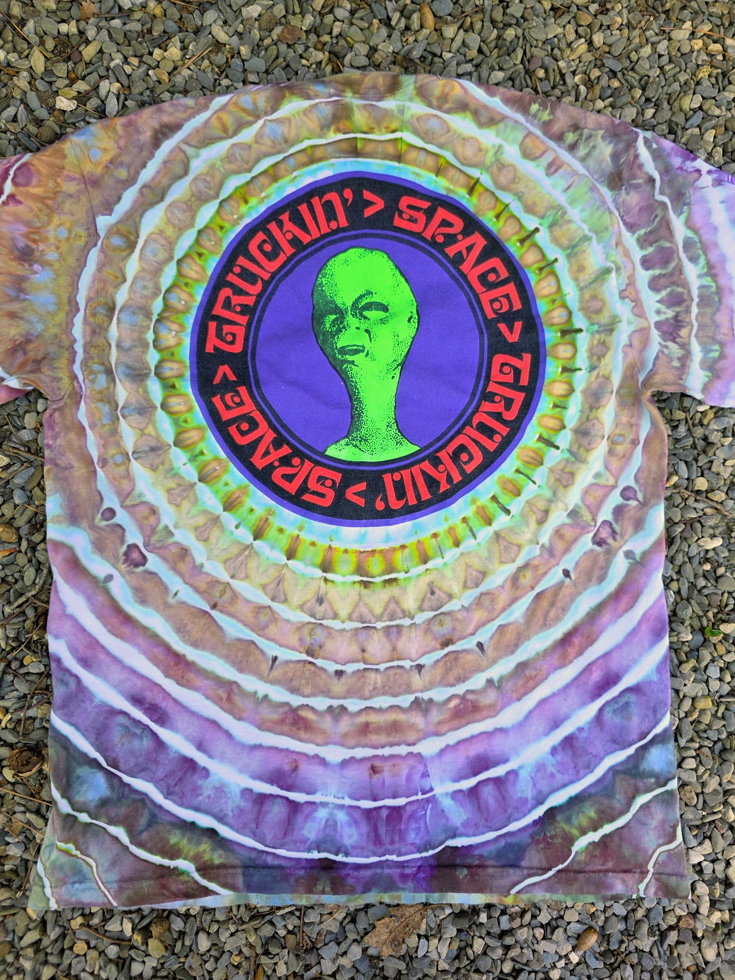 Space>Truckin Dyed Bajardo tee (XL)