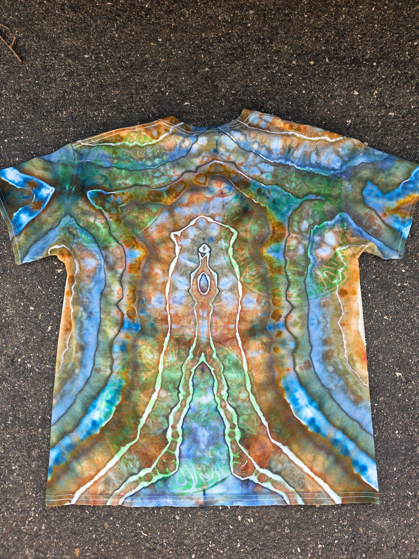 Snakebootz Grateful Dead Stealie Moon tee, XL