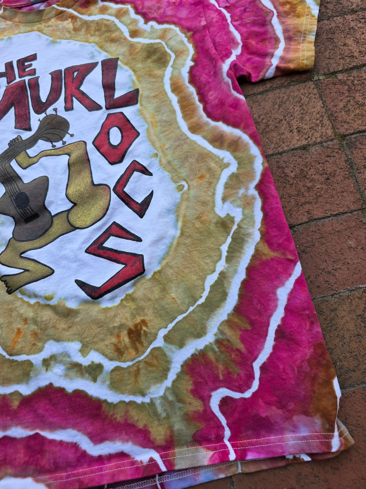 Large tie dyed The Murlocs tee