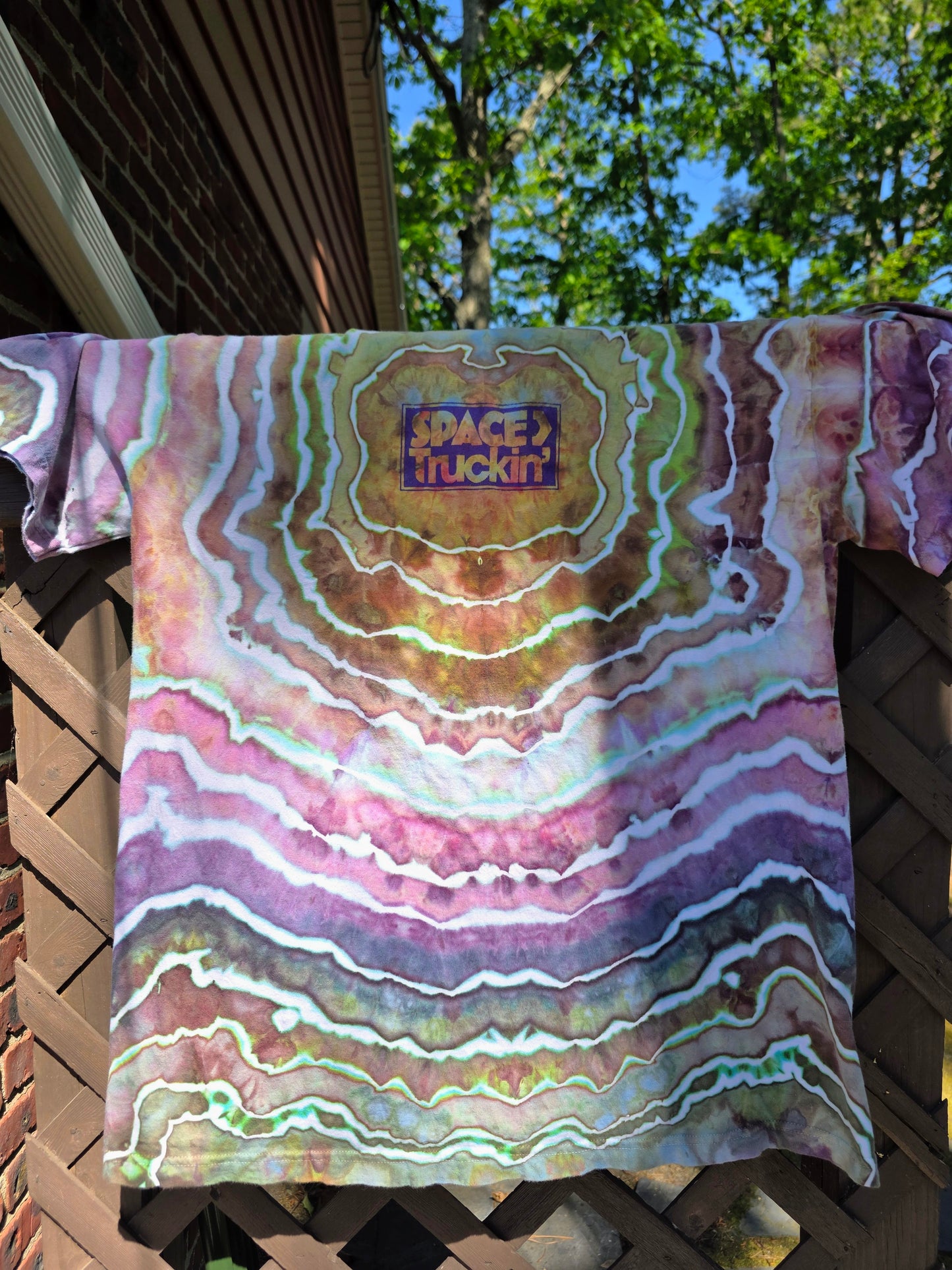 Space>Truckin Dyed Bajardo tee (XL)