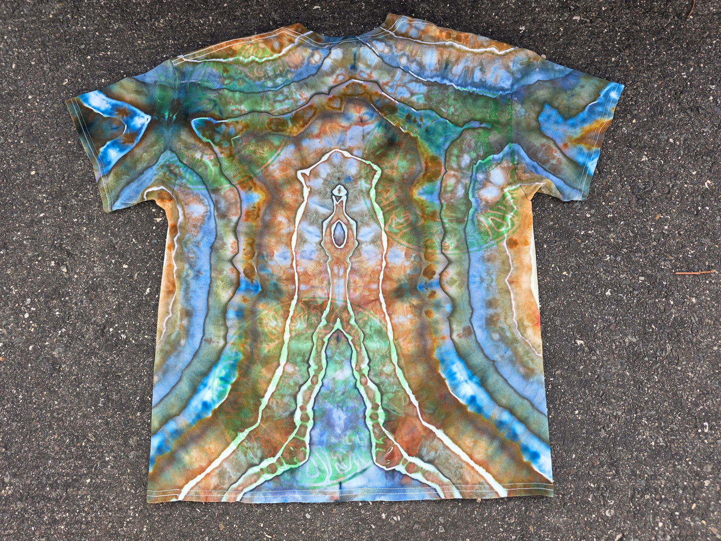 Snakebootz Grateful Dead Stealie Moon tee, XL