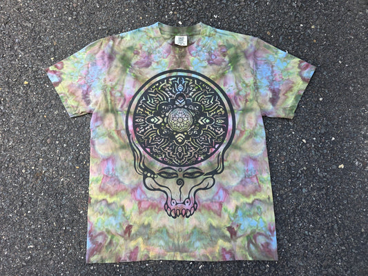 Large KGLW/Dead Gator Stealie tie dye