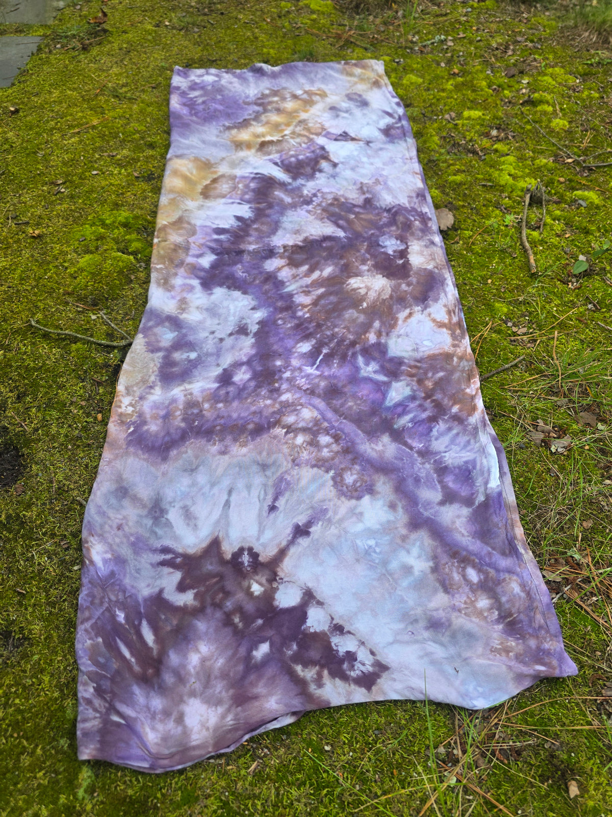 Autumn Days Geode Shawl in purple/biege (one size)