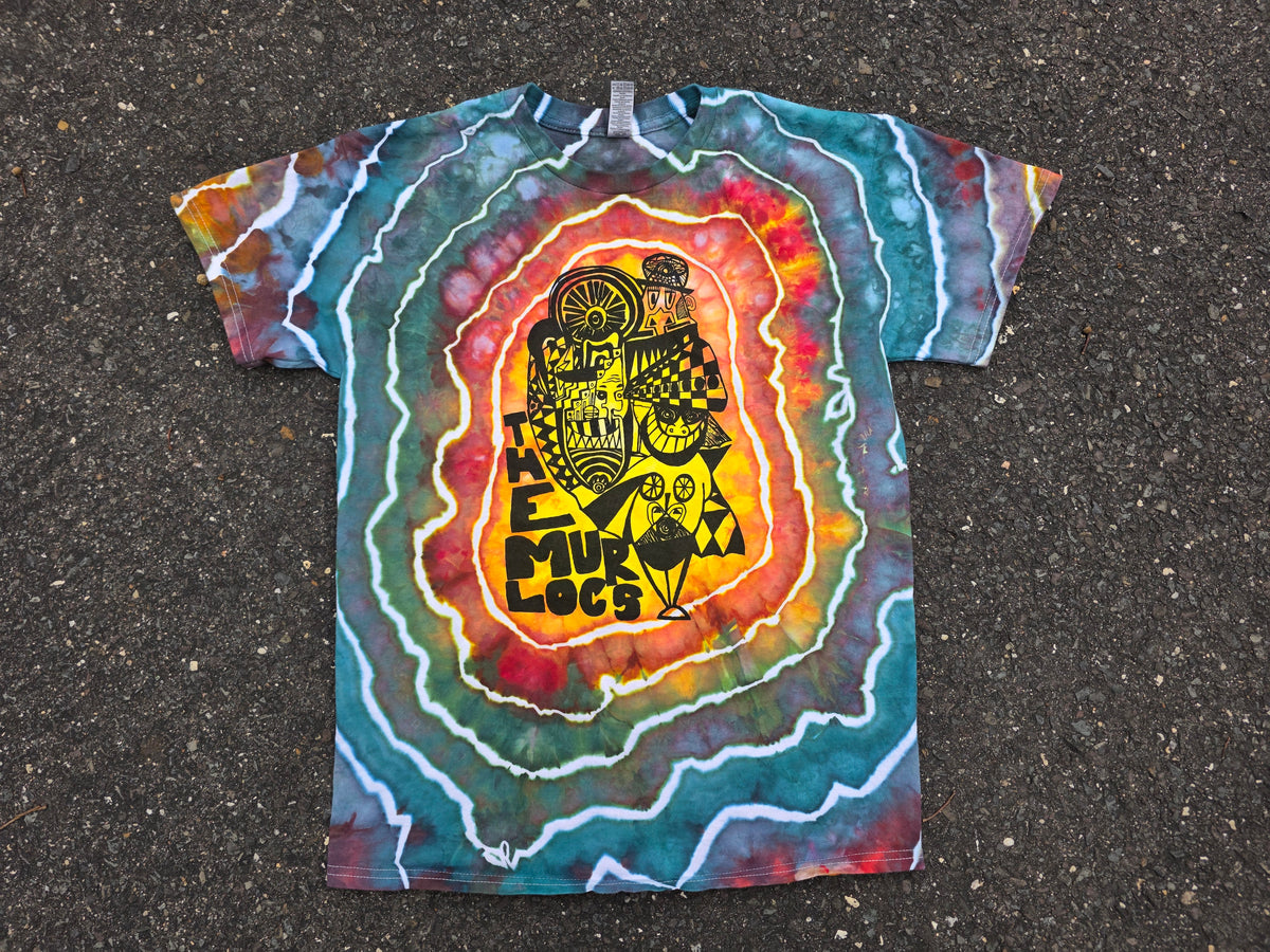Medium tie dyed The Murlocs tee