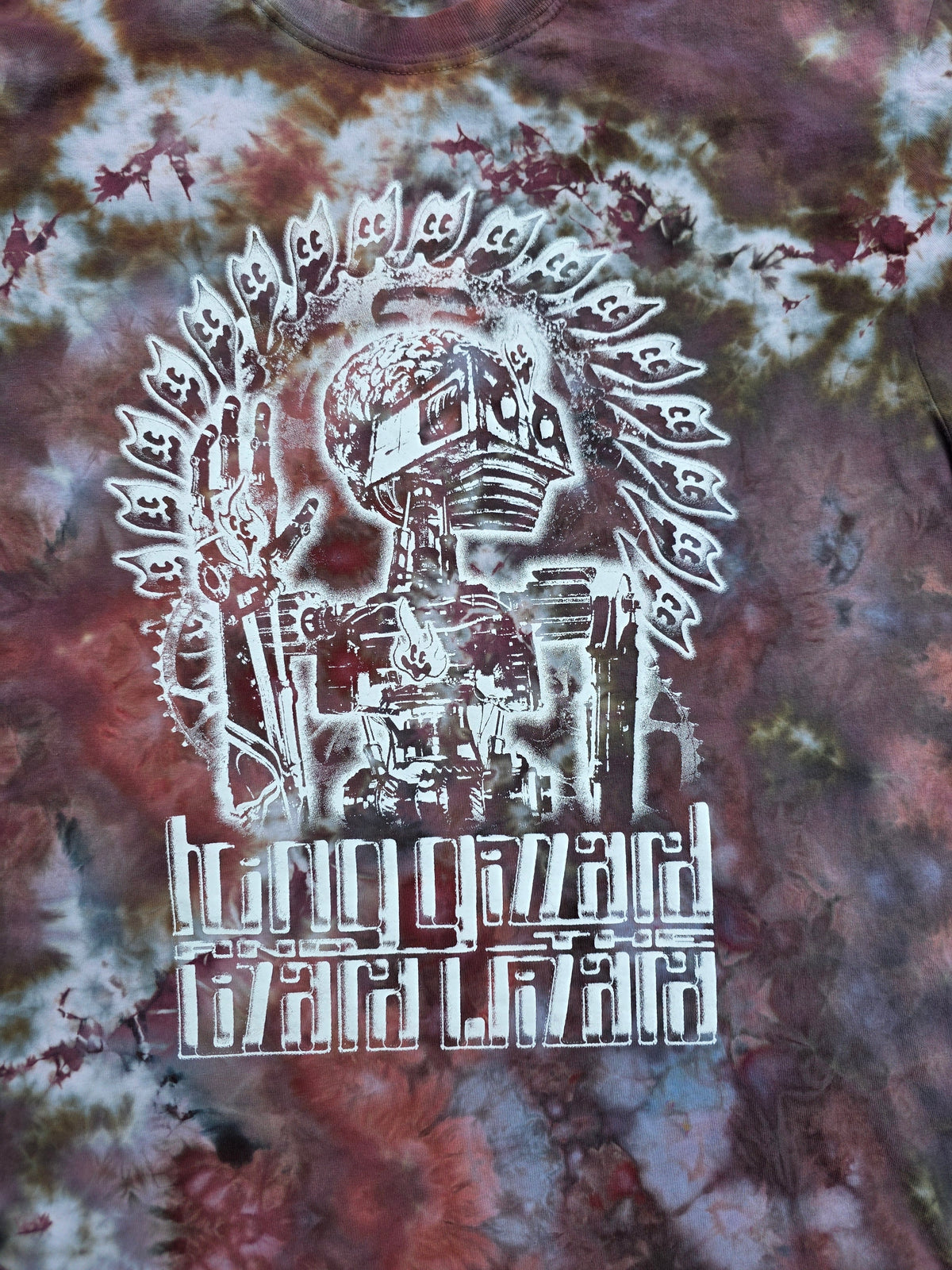 Large KGLW Tool-inspired Han tie dye