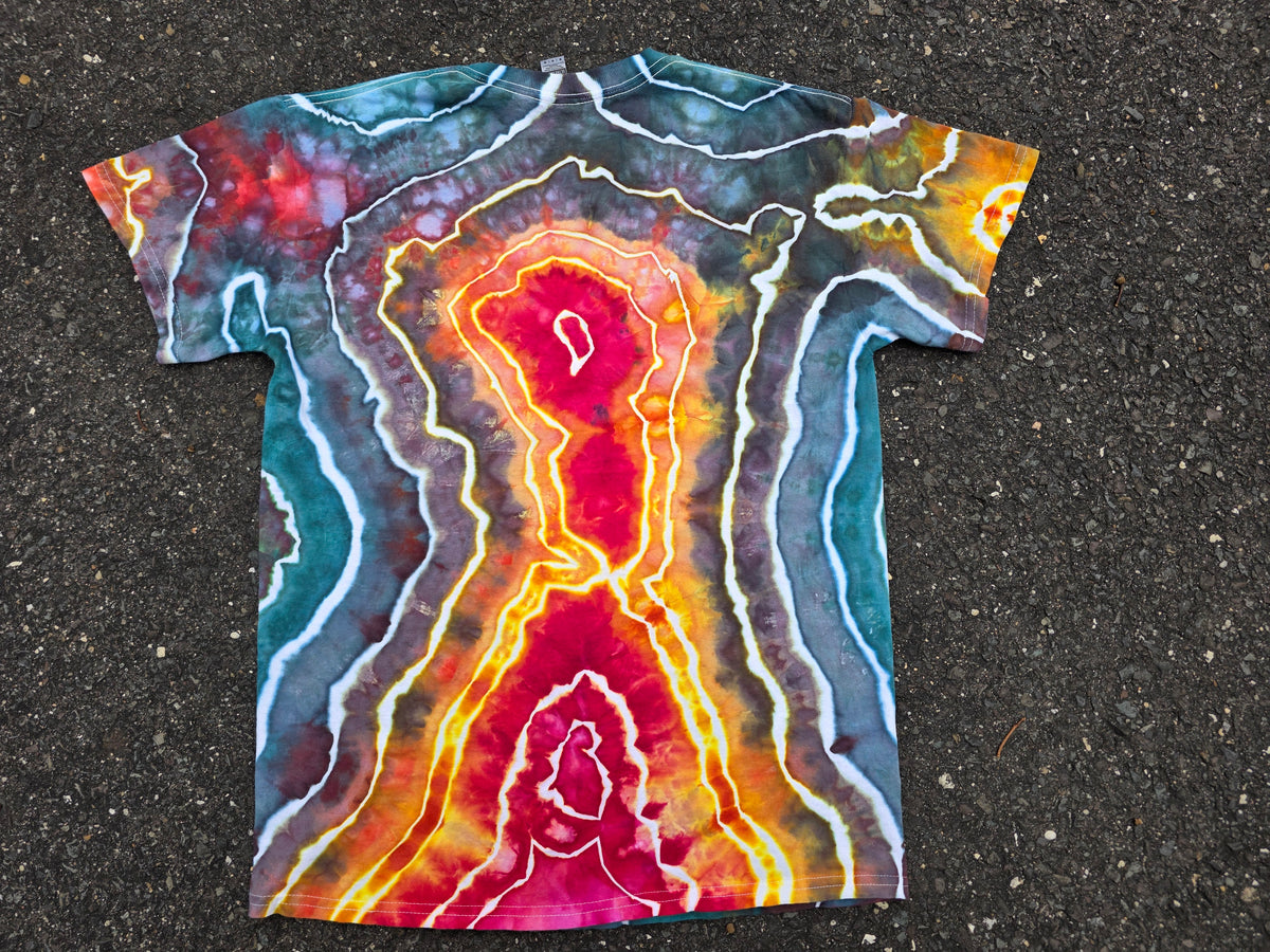 Medium tie dyed The Murlocs tee