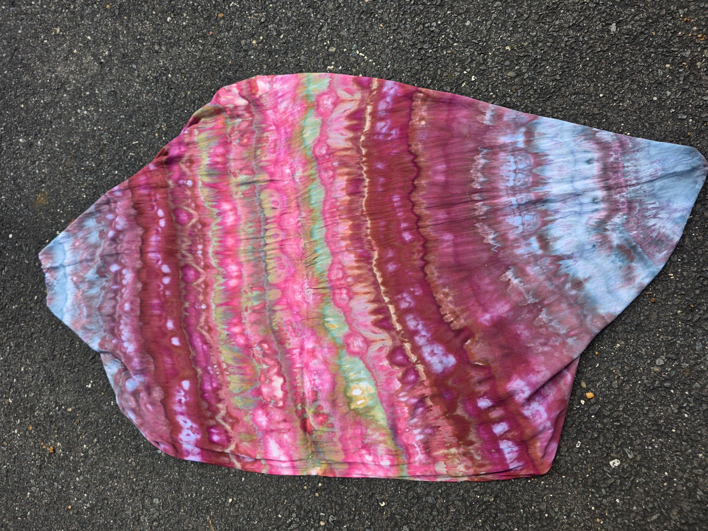 Butterfly Wing shawl - Pink/Purple