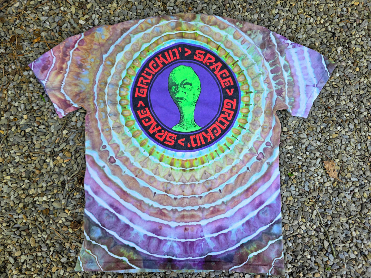 Space>Truckin Dyed Bajardo tee (XL)