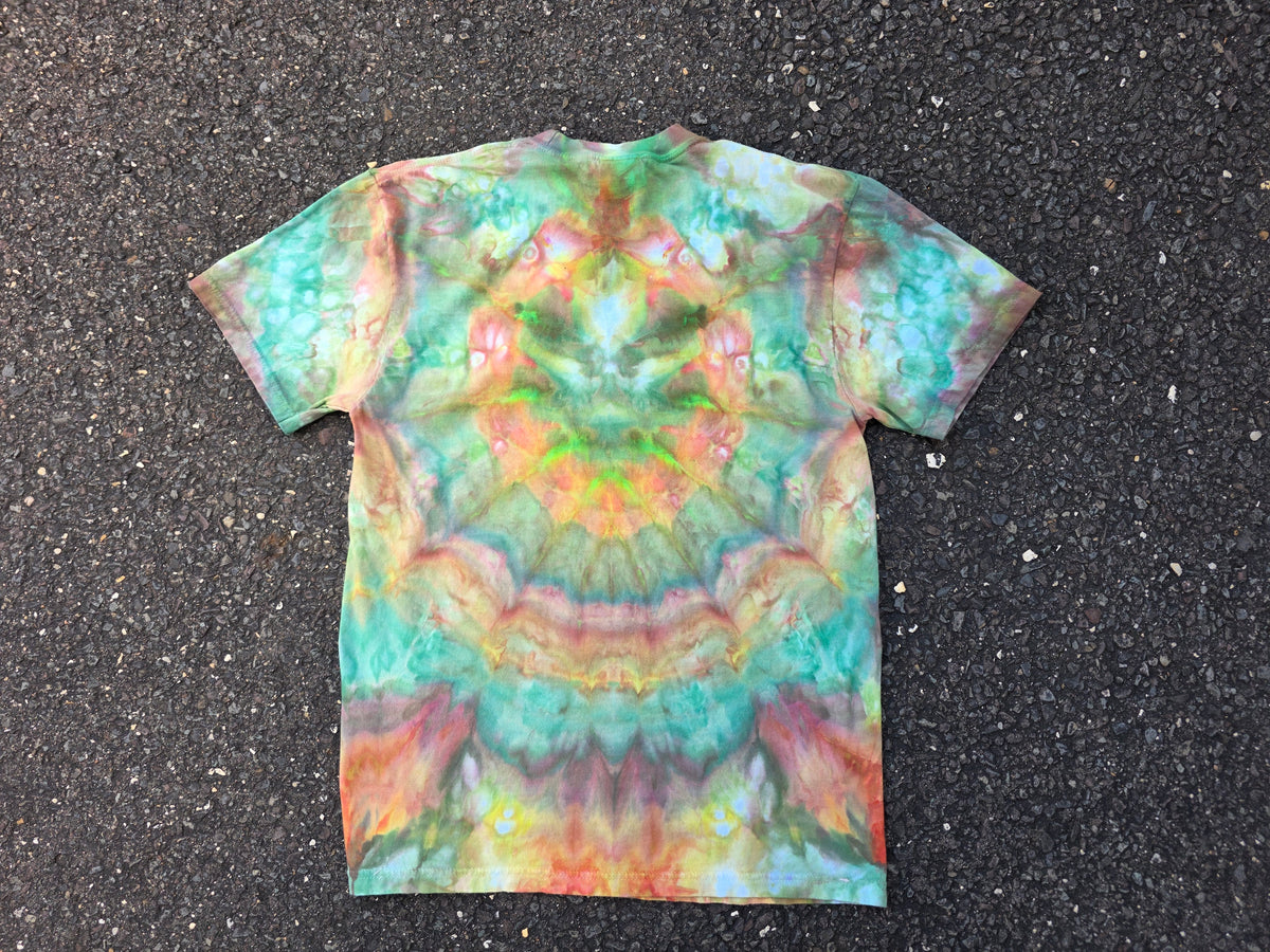Medium KGLW/Dead Gator Stealie tie dye
